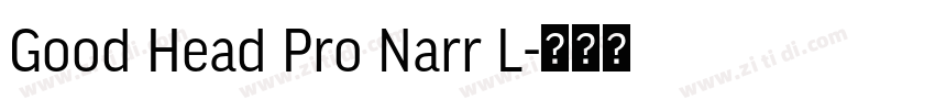Good Head Pro Narr L字体转换 Good Head Pro Narr L字体转换